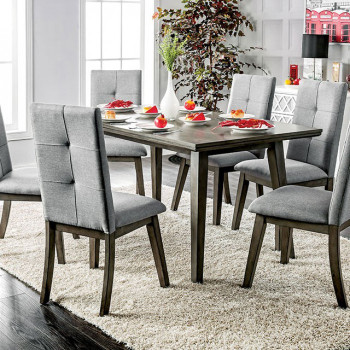 ABELONE RECTANGULAR TABLE Gray Finish