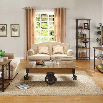 Factory Occasional Table Set - Solid Wood