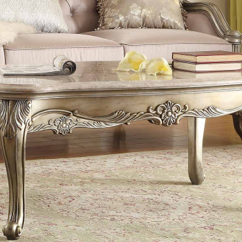Fiorella Cocktail/Coffee Table - Silver/Gold