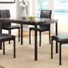 Tempe Counter Height Dining Set - Black Metal