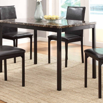 Tempe Counter Height Table - Black Metal