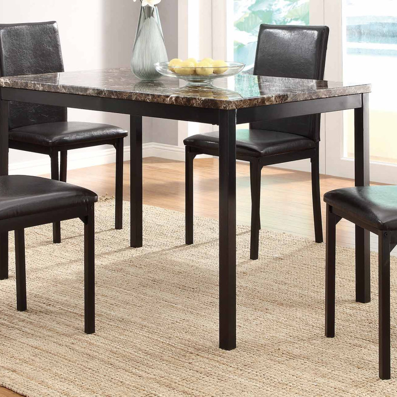 Tempe Counter Height Table - Black Metal