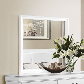 Mayville Mirror - White