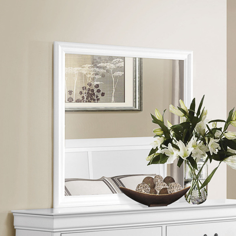Mayville Mirror - White