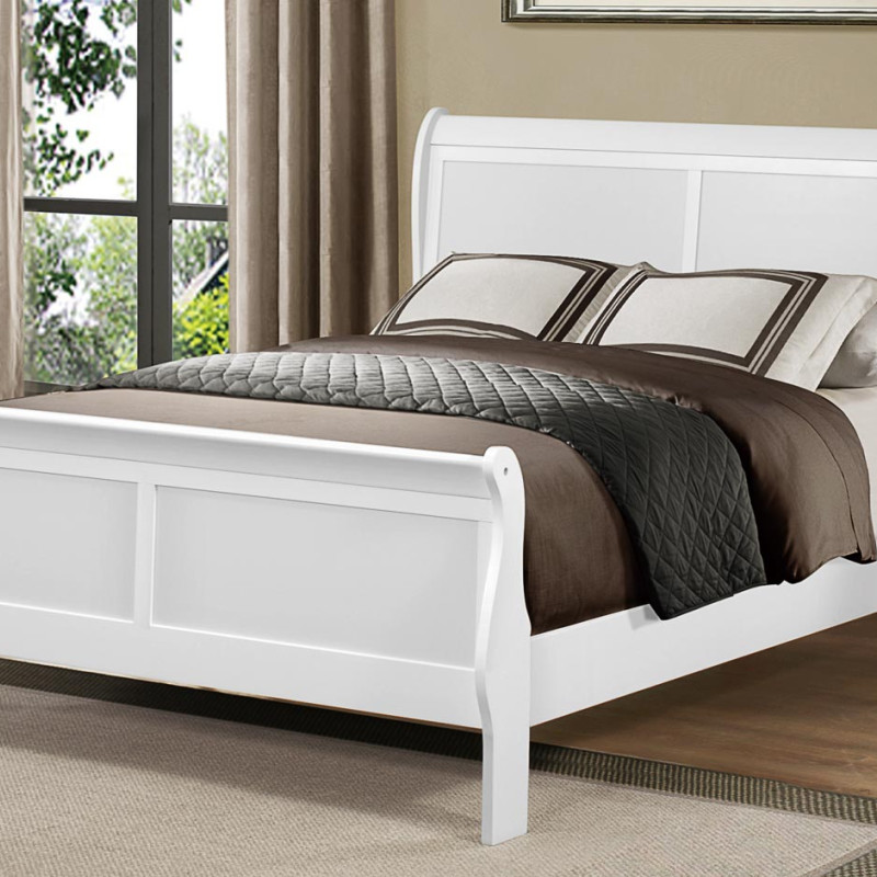 Mayville Queen Bed - White