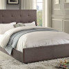 Cadmus Upholstered Queen Bed - Dark Grey