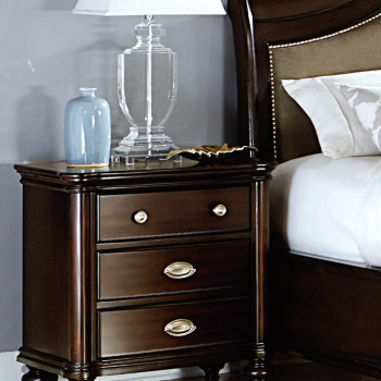 Homelegance Marston Night stand - Dark Cherry 2615DC-4