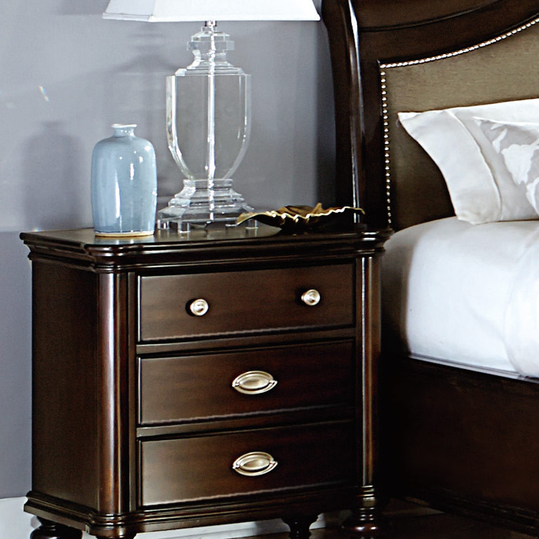 Homelegance Marston Night stand - Dark Cherry 2615DC-4