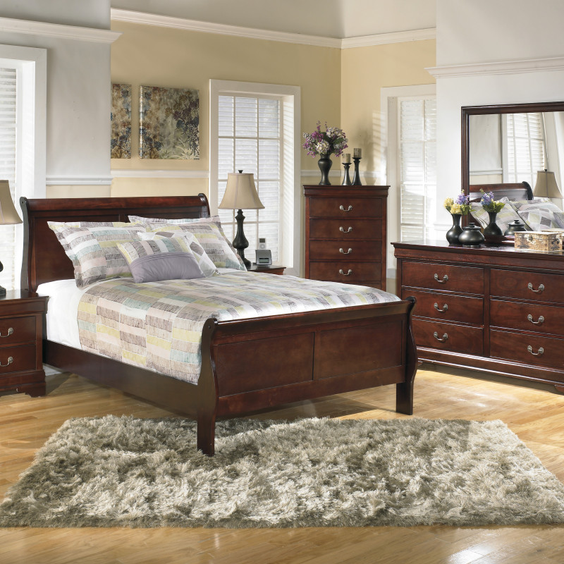 B376 Alisdair Full Sleigh Bedroom Sets 4 Piece