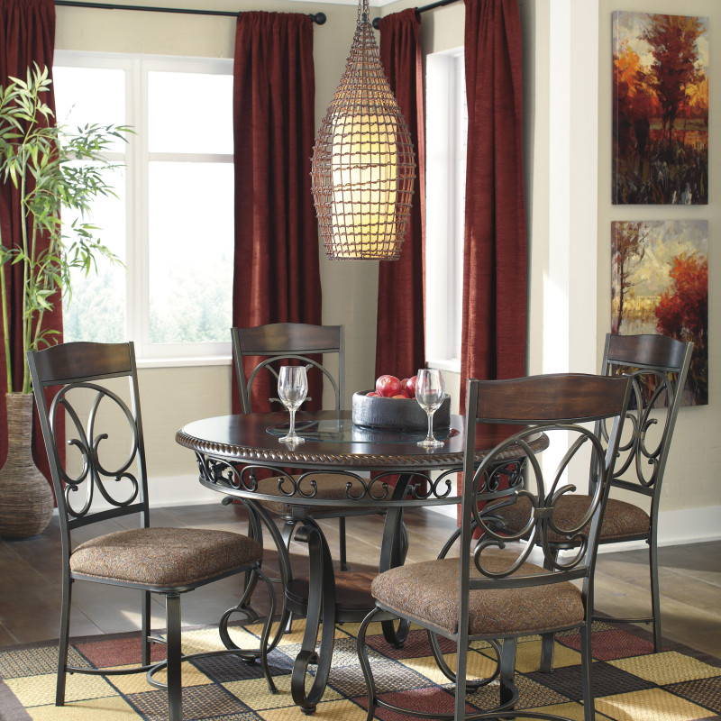 D329 Glambrey 5PC SETS TABLE & 4 CHAIRS