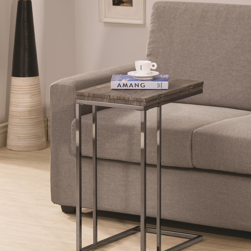 Accent Tables Weathered Snack Table