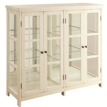 Accent Cabinets White Accent Display Cabinet