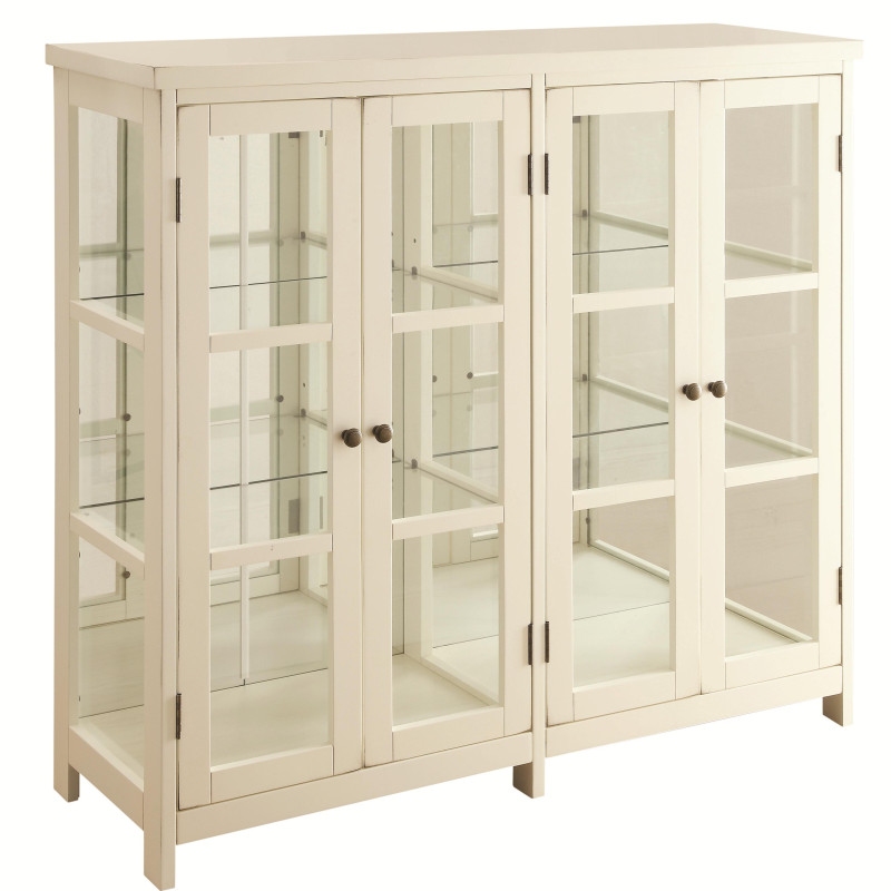 Accent Cabinets White Accent Display Cabinet
