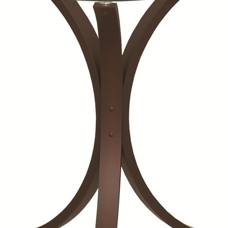 Accent Tables Snack Table w/ Glass Table