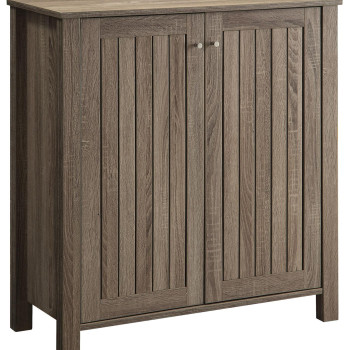 Accent Cabinets Weathered Gray Shoe Cabinet/Accent Cabinet