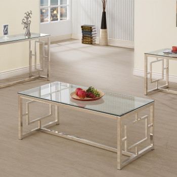 Occasional Group Contemporary Metal Occasional Group 3 Piece