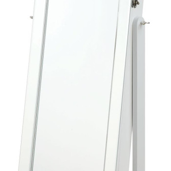 Accent Mirrors Jewelry Cheval Mirror with Interior Storage