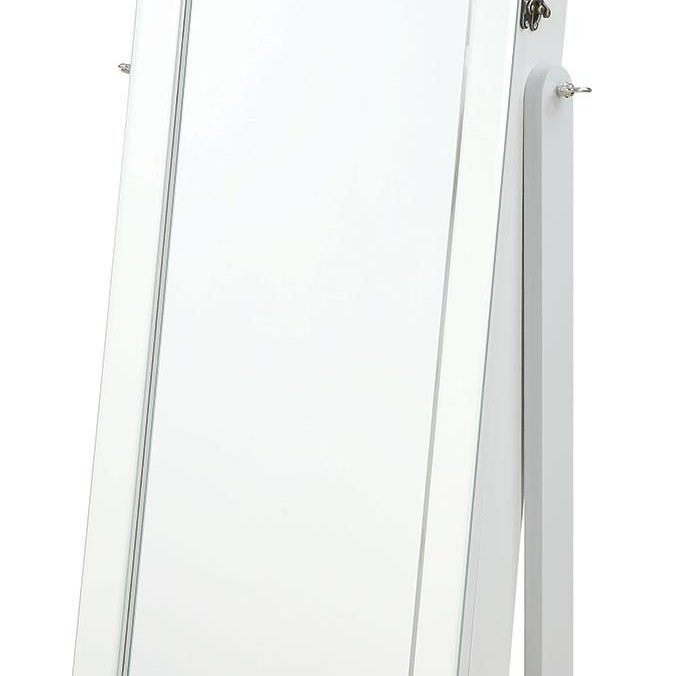 Accent Mirrors Jewelry Cheval Mirror with Interior Storage