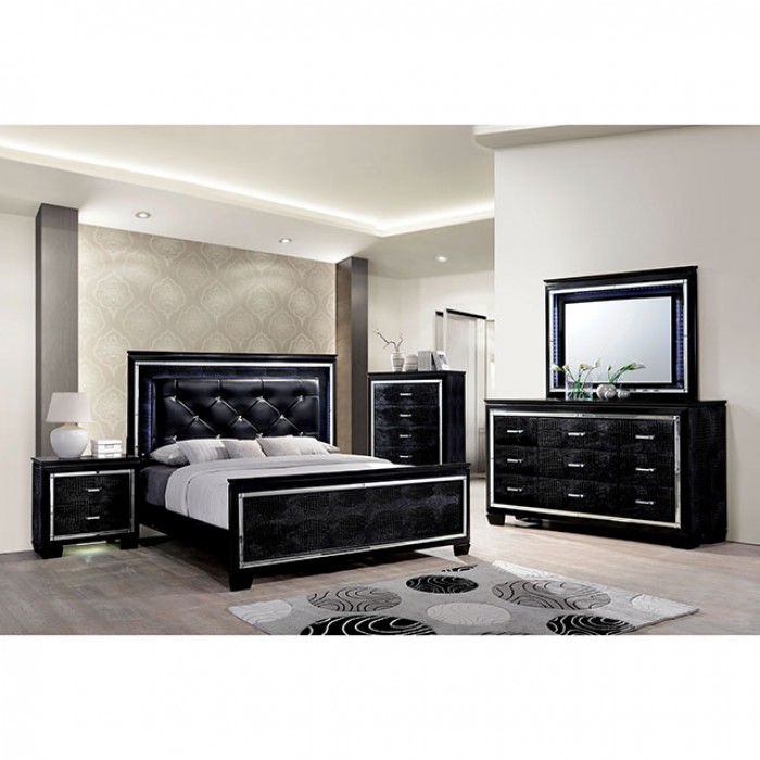 BELLANOVA BEDROOM 4 Pc SETS - Black