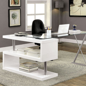 BRONWEN DESK White Finish