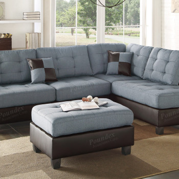 3-Pcs Sectional Sofa F6858