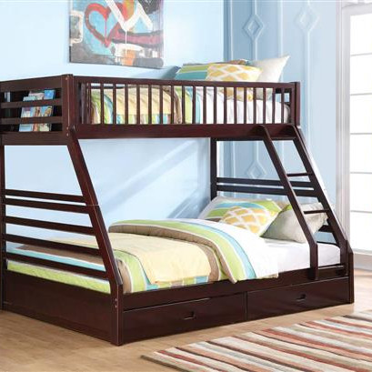 Jason TWIN XL over QUEEN Bunkbed w/Drawers