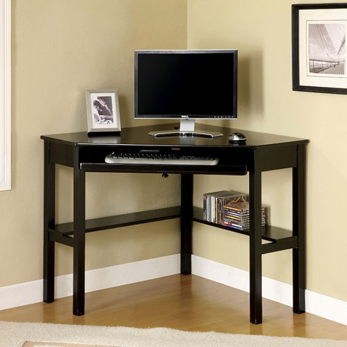 PORTO CORNER DESK Black Finish