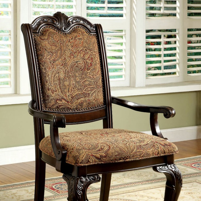 BELLAGIO ARM CHAIR Brown Cherry