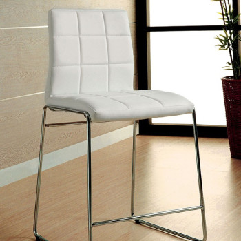 KONA II COUNTER HT. CHAIR IN WHITE