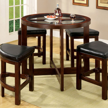 CRYSTAL COVE I 5 PC. COUNTER HT. TABLE SET CM3321PT-5PK