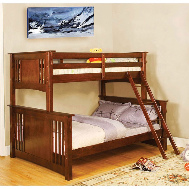 Spring Creek Twin/Full Bunk Bed Oak