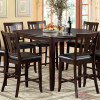 EDGEWOOD II 7  Pc Set (Counter Ht. Table + 6 Chairs)
