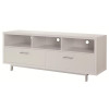 Wall Units Low TV Console w/ Metal Base