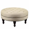 Ottomans Traditional Round Cocktail Ottoman