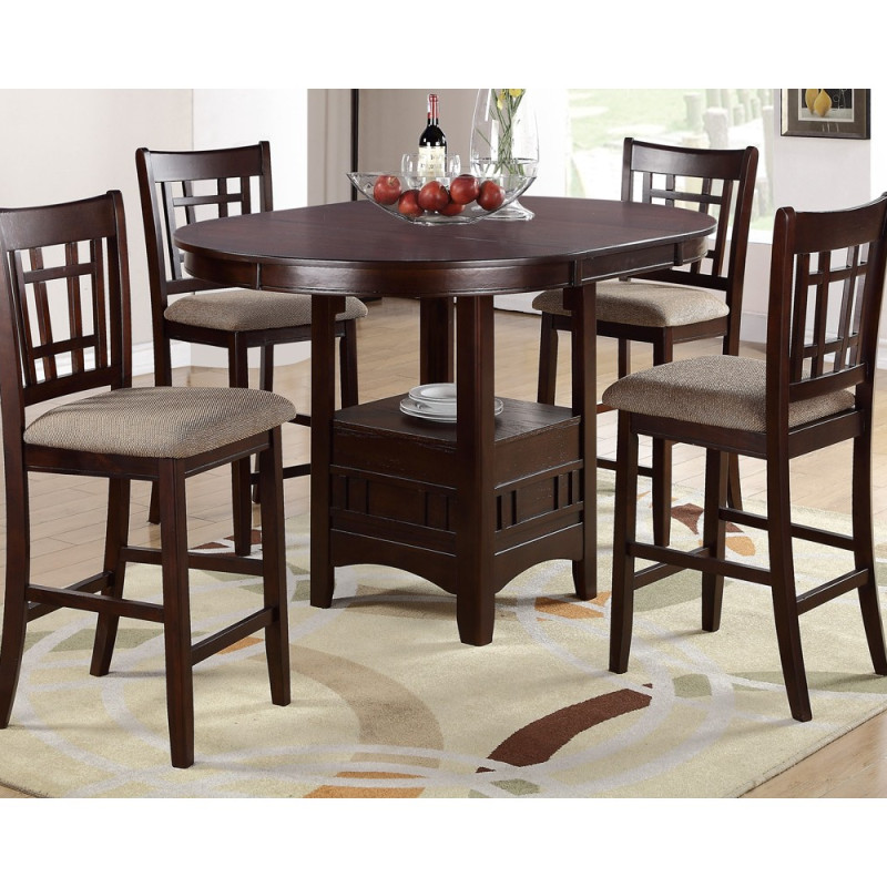 Counter Height Table F2345 and 4 High Chair