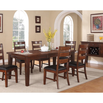 Dining Table F2207 and 6 Side Chair