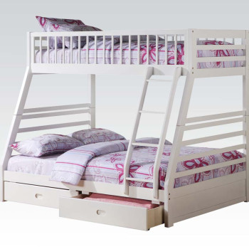 37040 T/F BUNKBED W/2 DRAWERS