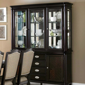 Marston China Cabinet - Dark Cherry