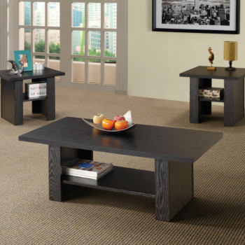 3 Piece Occasional Table Sets Contemporary 3 Piece Occasional Table Set