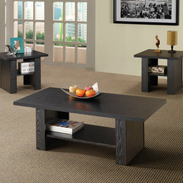 3 Piece Occasional Table Sets Contemporary 3 Piece Occasional Table Set