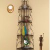 Accent Racks Copper Finished Corner Rack with 4 Shelves