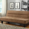 Callie Click-Clack Sofa Bed - Brown - Microfiber 4823BR