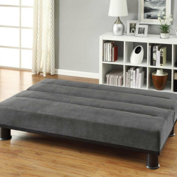 Callie Click-Clack Sofa Bed - Graphite - Grey Microfiber 4823GP