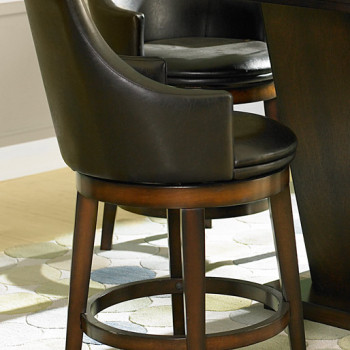 Bayshore Swivel Counter Height Chair - Leatherette 5447-24S