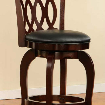 Homelegance Bar and Game Room Swivel Counter Height Chair 1133-24S 