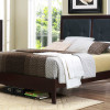 Edina Bedroom Set - Brown Espresso 4pc set (QB+NS+DR+MR)