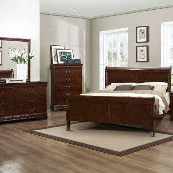 Mayville Bedroom set 4pc set (QB+NS+DR+MR)