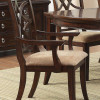Keegan Dining Set - Cherry 7pc set (TABLE + 2 ARM CHAIRS + 4 SIDE CHAIRS)