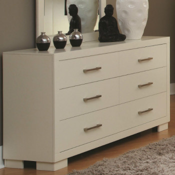 Jessica 6 Drawer Dresser White